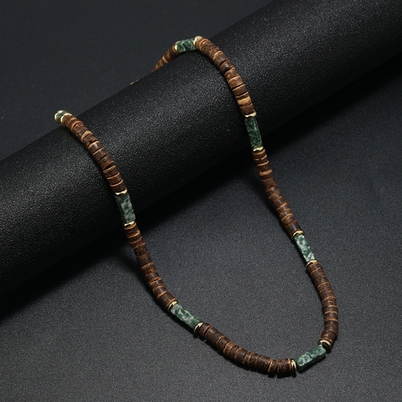 Beads Men's Necklace - Picture 3 of 3